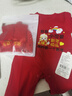 傳樂(lè )星（CHUANLEXING）馬寶滿(mǎn)月嬰兒衣服百天百日宴男女寶寶春秋款新生兒連體衣喜慶套裝 福馬-喝奶不干活（春秋長(cháng)袖+帽襪） 52cm (5-9斤/0-1月)滿(mǎn)月 曬單實(shí)拍圖