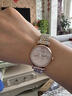 阿瑪尼（ARMANI）正品手表女士滿(mǎn)天星鑲鉆防水超薄時(shí)尚潮流名牌簡(jiǎn)約女款情人節禮物 AR11223間金粉盤(pán) 曬單實(shí)拍圖