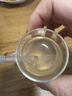 憶壺茶 玻璃小茶杯功夫茶具套裝家用待客泡茶杯子帶把辦公室喝茶杯4只裝 曬單實(shí)拍圖