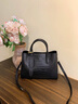viney手提包包女包牛皮斜挎包輕奢媽媽包中年生日禮物送女友老婆 【黑色】高檔實(shí)用品牌托特包 時(shí)尚輕奢百搭大容量通勤單肩包 曬單實(shí)拍圖