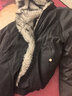 Homlean重磅毛領(lǐng)連帽座山雕棉服男女款冬季加絨保暖情侶外套HY98黑色XL 曬單實(shí)拍圖