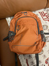 FOUVOR雙肩包女戶(hù)外登山包旅行背包輕便徒步包旅游休閑學(xué)生書(shū)包 橘色 曬單實(shí)拍圖