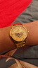 上海（SHANGHAI）男士手表男 24K黃金表 全自動(dòng)機械男表 65周年限定送長(cháng)輩父親6008 鎏金鋼帶機械雙歷男表 【24K黃金/鑲鉆/帶證書(shū)】 曬單實(shí)拍圖