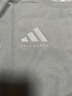 阿迪達斯短袖男2025運動(dòng)健身戶(hù)外親膚透氣輕薄速干T恤衫 深灰/淺灰 M 曬單實(shí)拍圖