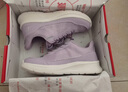 足力健中老年春秋季軟底散步送媽媽輕便休閑鞋25111003J 紫-女 38 曬單實(shí)拍圖