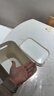 晟旎尚品雜物收納盒家用零食玩具桌面儲物盒玩具零食整理筐整理箱收納箱 大號加高加厚【2只裝】帶蓋 白色 曬單實(shí)拍圖