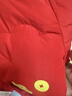 巴拉巴拉嬰兒連體衣羽絨服寶寶男童女童2025新款冬裝外出哈衣爬服造型拜年 紅色小財神-白鴨絨 80 cm-充絨量87g 曬單實(shí)拍圖