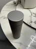 京東京造 純鈦保溫杯 茶水分離【內外純鈦】咖啡男女士水杯子 灰色 470ml 曬單實(shí)拍圖