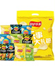 樂(lè )事（Lay's）薯片（黃瓜味+原味+紅燴味+魷魚(yú)味+雞翅味）400g 混合10包 曬單實(shí)拍圖