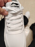 李寧（LI-NING）休閑鞋男子小白鞋復古潮流低幫舒適透氣耐磨戶(hù)外運動(dòng)休閑板鞋子男 曬單實(shí)拍圖