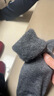 織米星加厚加絨襪子秋冬季水貂絨/澳絨棉男防臭柔毛圈長(cháng)襪東北老人地板 【93%水貂絨】 遠山灰 3雙 均碼 織米星甄選【第五代蓄熱】建議38-45碼 曬單實(shí)拍圖