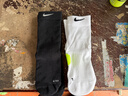耐克NIKE男女中筒襪MDWT RUN MCRW 1PR 運動(dòng)襪一雙裝HV6935-100白 M 曬單實(shí)拍圖