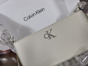 Calvin Klein時(shí)尚腋下包禮物休閑通勤洋氣包包金屬字母拉鏈CK女包單肩法棍包 曬單實(shí)拍圖