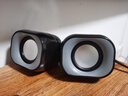 惠普（HP）DHS-2111音響有線(xiàn) 迷你小音箱手機多媒體臺式機筆記本電腦桌面低音炮 黑色 曬單實(shí)拍圖