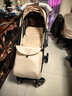 BEESHUM輕嶼嬰兒推車(chē)可坐可躺寶寶超輕便折疊童車(chē)0-3歲高景觀(guān)新生嬰兒車(chē) 5代旗艦款 赫本咖【單車(chē)+坐墊+腳套+新生兒睡籃】 曬單實(shí)拍圖