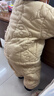 巴厘小豬兒童棉服套裝秋冬校服神器男童夾棉加厚保暖兩件套女寶寶冬裝棉襖 蘆葦黃 90 曬單實(shí)拍圖