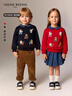 Teenie Weenie Kids小熊童裝25年新款秋冬男女寶寶加絨假兩件衛衣 紅色 100cm 曬單實(shí)拍圖
