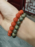 亞梵尼天然老料綠檀木手串男女款紅瑪瑙黑曜石手鏈木質(zhì)盤(pán)玩飾品佛珠保真 素圈款綠檀【8mm】 曬單實(shí)拍圖