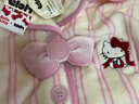 野獸派家居（tbh）宋雨琦同款三麗鷗Hello Kitty法蘭絨家居服套裝冬季可外穿睡衣女 Hello Kitty法蘭絨家居服 奶白條紋 M 曬單實(shí)拍圖