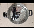 惠當家（Hui Dang Jia）電鍋多功能電熱鍋電炒鍋家用電蒸鍋一體電煮鍋加厚304不銹鋼電火鍋G08-28單籠 曬單實(shí)拍圖
