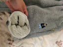 嘟嘟家寶寶加絨褲子冬季加絨兒童加厚長(cháng)褲男童童裝保暖女童冬裝 麻灰色 曬單實(shí)拍圖