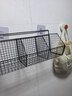 辛叢蔥姜蒜收納盒廚房多功能置物架墻掛式菜籃子墻上壁掛神器收納籃筐 升級款1個(gè)【三格】 曬單實(shí)拍圖