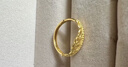 周生生新年禮物足金愛(ài)情密語(yǔ)皇冠黃金戒指開(kāi)口戒金飾品90227R計價(jià) 2.9克 曬單實(shí)拍圖
