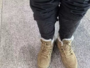 回力(Warrior)男靴加絨保暖馬丁靴子男士休閑鞋子男0816 卡其加絨 40 曬單實(shí)拍圖