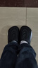七色紡防水棉拖鞋男士冬季包跟居家防滑厚底保暖加絨外穿女棉鞋 黑42-43 曬單實(shí)拍圖