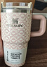 STANLEY保溫杯水杯吸管杯大容量不銹鋼保冷杯男女禮物591ML蜜桃向日葵 曬單實(shí)拍圖