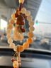 山木集白玉菩提手機掛件萌版小熊手把件文玩車(chē)掛鑰匙扣車(chē)內掛包包掛飾* 48小時(shí)內發(fā)貨 曬單實(shí)拍圖