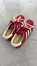 阿迪達斯（adidas）（adidas）三葉草男女鞋GAZELLE INDOOR低幫休閑鞋IF1808紅白38 曬單實(shí)拍圖