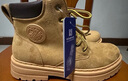 回力男鞋2025秋冬季新款男士馬丁靴工裝風(fēng)大黃靴高幫登山鞋子 卡其 42 曬單實(shí)拍圖