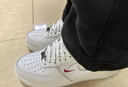 耐克NIKE男空軍一號AF1 AIR FORCE1馬年限定款 運動(dòng)鞋IQ1119-011白43 曬單實(shí)拍圖