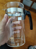 金灶（KAMJOVE） 飄逸杯茶道杯玻璃茶壺泡茶壺茶具玲瓏杯泡茶器茶壺玻璃壺花茶壺 TP-200（1000ml） 曬單實(shí)拍圖