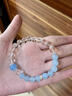 素聚冰種海藍寶白水晶手鏈手串簡(jiǎn)約貔貅轉運珠情侶學(xué)生手飾飾品玉鐲 海藍寶白水晶手串8MM 曬單實(shí)拍圖