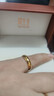 周生生新年黃金戒指 足金素圈活口戒男女情侶 可作對戒09141R 計價(jià)4.2克 曬單實(shí)拍圖