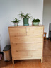 斗柜全實(shí)木斗柜北歐日式橡膠實(shí)木五六七斗柜收納柜現代簡(jiǎn)約臥室柜 原木色五斗柜80/40/97高 曬單實(shí)拍圖