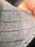 三彩2026春季新款修身針織衫V領(lǐng)毛衫長(cháng)袖套頭簡(jiǎn)約女 深邃灰 S 155/80A 曬單實(shí)拍圖