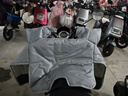 雅迪電動(dòng)車(chē)擋風(fēng)被電瓶車(chē)擋風(fēng)被冬季加厚電瓶車(chē)擋風(fēng)保暖標準款—灰色 曬單實(shí)拍圖