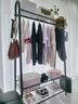 衣炫衣架落地立式衣帽架掛衣架臥室專(zhuān)用晾衣架掛衣服置物架32管頂網(wǎng)款 曬單實(shí)拍圖