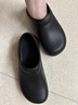 滑克WAKO廚師工作鞋防滑防水防油男女 廚房專(zhuān)用食堂廚工鞋輕便耐磨 黑色9031 37 曬單實(shí)拍圖