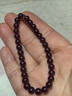 石玥珠寶收藏級5.5-6mm巴西紫牙烏石榴石手鏈轉運珠天然手串男女士款禮物 曬單實(shí)拍圖