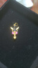 曼卡龍【原創(chuàng  )】神秘黑貓系列黃金吊墜足金掛墜貓咪定價(jià)情人節禮物送女友 曬單實(shí)拍圖