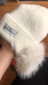 GOLOVEJOY高樂(lè )捷飄帶針織護耳帽女冬季戶(hù)外運動(dòng)加厚保暖防風(fēng)耳罩毛線(xiàn)帽子白 曬單實(shí)拍圖