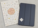 ALittleFlower適用小米平板7/7Pro保護套11.2英寸24年款xiaomi平板電腦三折支架保護殼防摔輕薄軟殼休眠 深藍色 曬單實(shí)拍圖