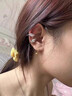 森汽爆閃鋯石水滴無(wú)耳洞耳夾耳釘女輕奢小眾高級感2026新款耳骨夾耳飾 E4192鋯石水滴耳夾耳蝸夾（一對） 曬單實(shí)拍圖
