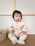 乖奇熊嬰幼兒衣服長(cháng)袖連體衣服男女寶寶無(wú)骨打底睡衣春秋季純棉哈衣爬服 曬單實(shí)拍圖