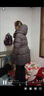 雅鹿新年90高蓬鵝絨白色羽絨服女款2025新款冬季中長(cháng)款加厚收腰厚外套 曬單實(shí)拍圖