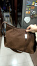 Songmont山下有松循跡系列hobo包植鞣牛皮斜挎軟包【新年禮物】 檀棕 中號 現貨 曬單實(shí)拍圖
